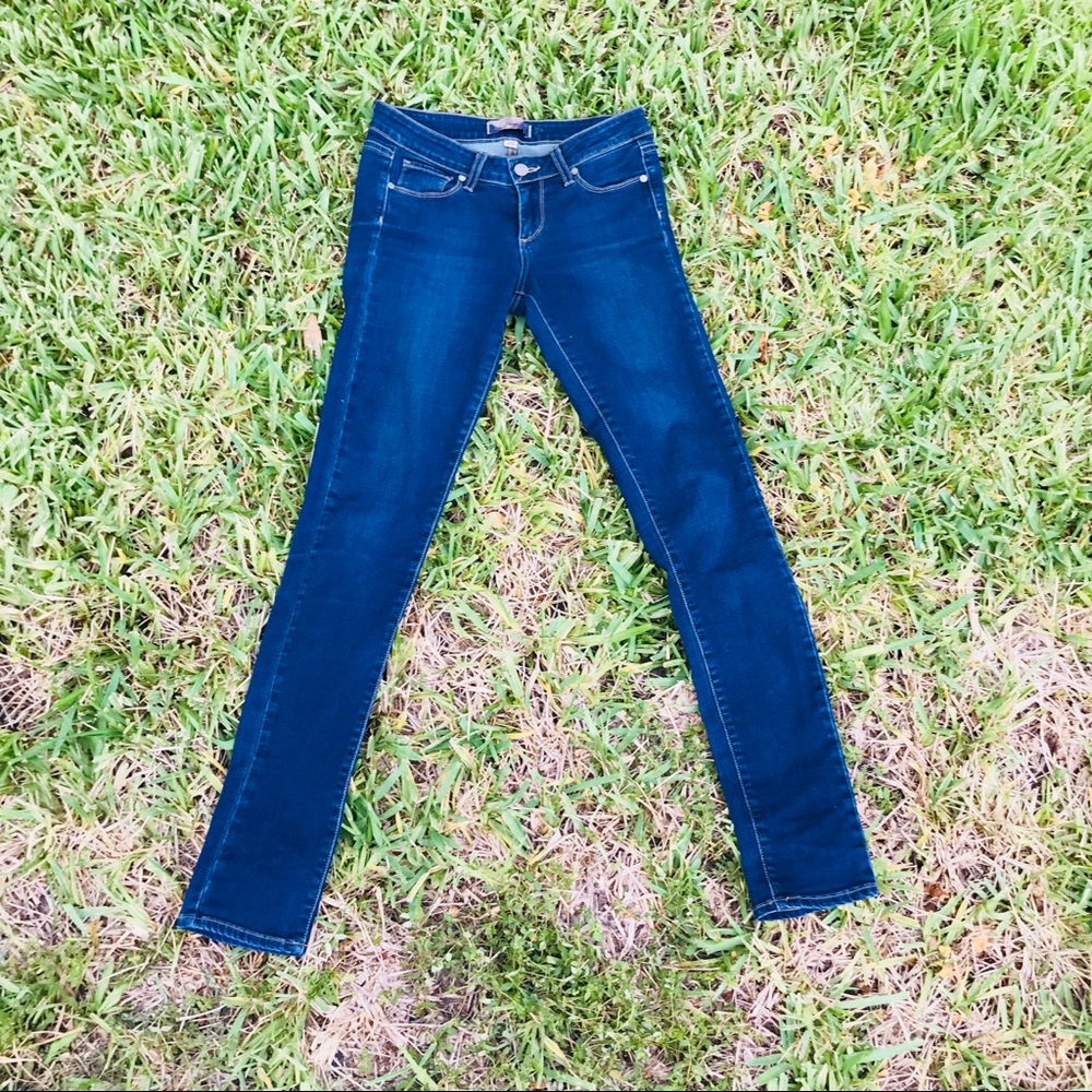 Paige Peg Skinny Blue Jean Women Sz 25